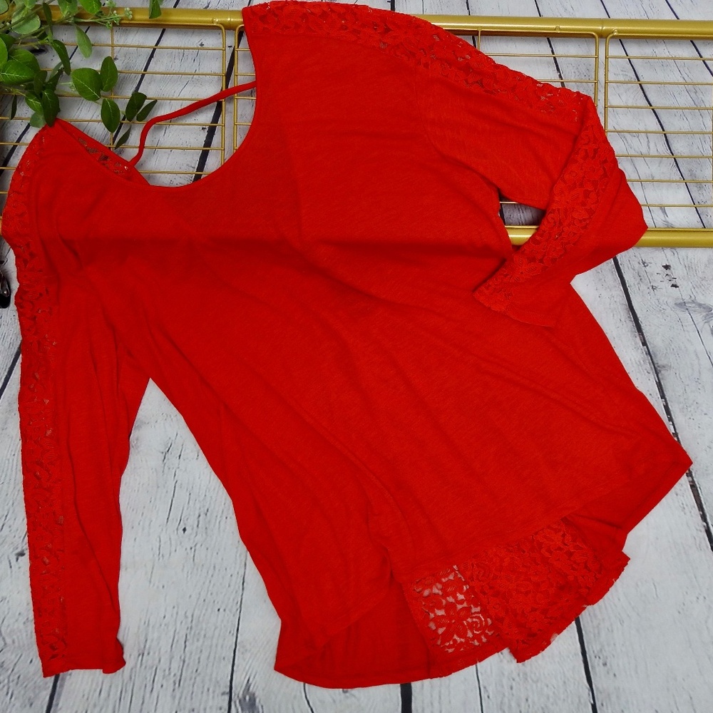 Torrid Women's Top Long Sleeve Lace NWT Size 2 (2X)
